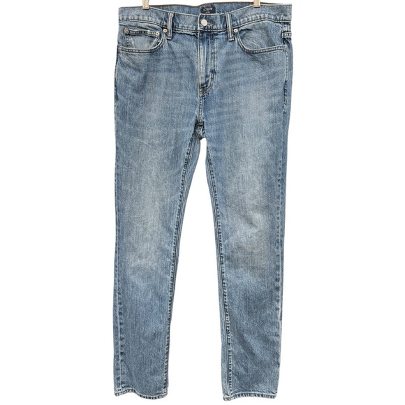 J.Crew Flex Slim Jeans W35 L32 Blue Denim Stretch - Picture 1 of 9